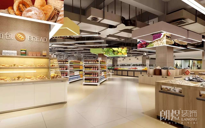 600平工業風超市裝修案例