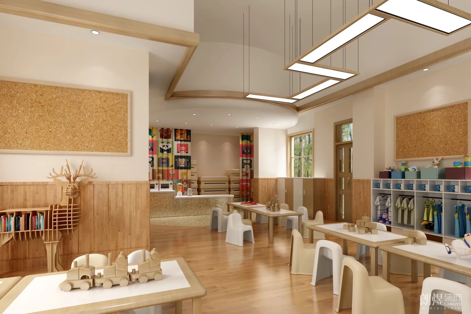 長(zhǎng)赤幼兒園裝修設(shè)計(jì)效果圖