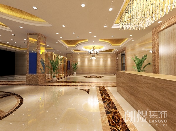 酒店大廳服務臺裝飾