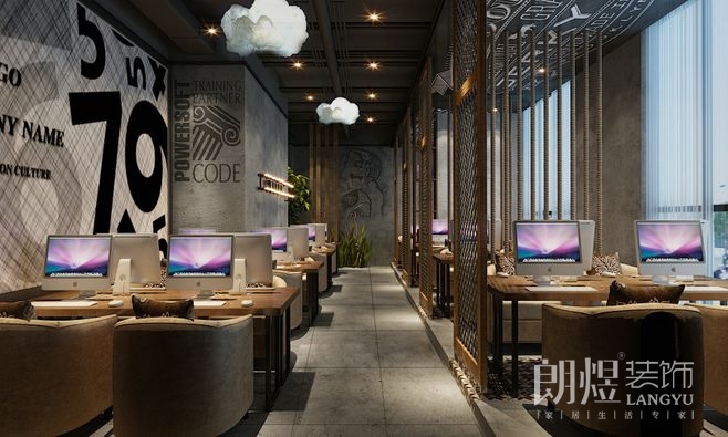 200平米網(wǎng)吧裝修實景圖