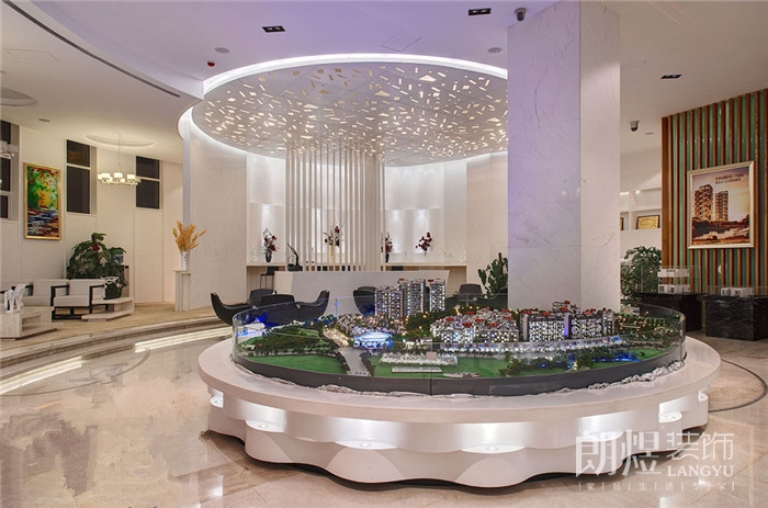 美觀大氣的售樓部大廳裝修效果圖