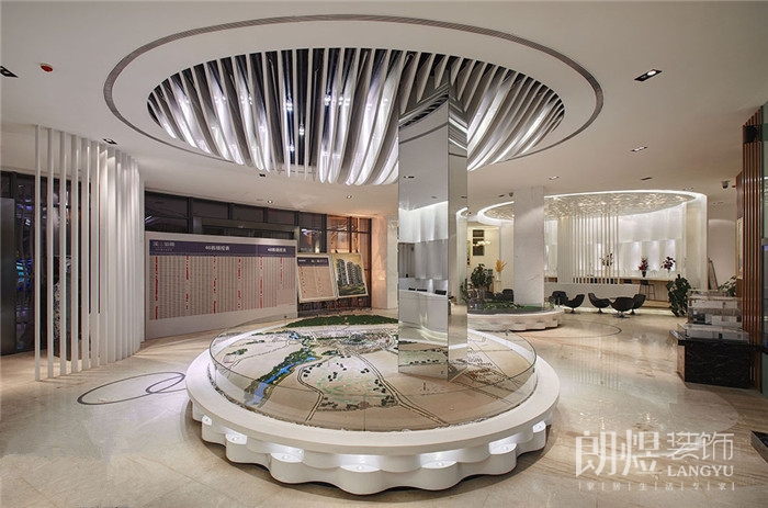 美觀大氣的售樓部大廳裝修效果圖