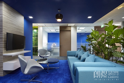 信息技術服務公司辦公室裝修效果圖