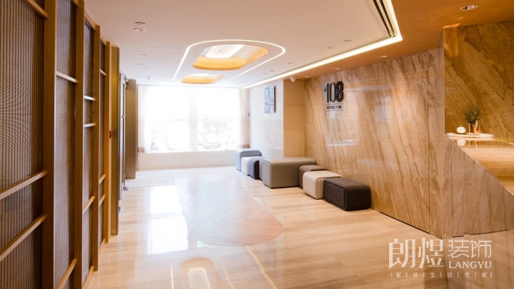 現代主義風格酒店裝修效果圖-接待區