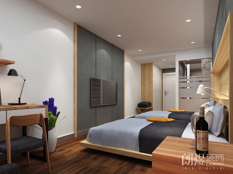 成都賓館標間裝修設計效果圖