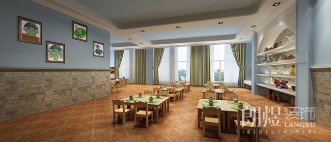 菲爾德少兒英語培訓機構裝修效果圖