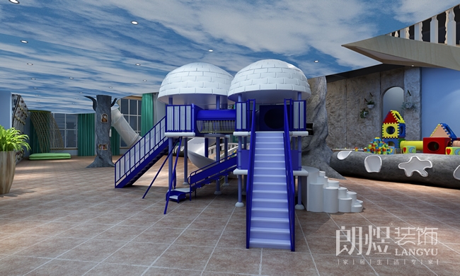 菲爾德少兒英語培訓機構裝修效果圖