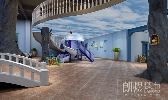 菲爾德少兒英語培訓機構裝修效果圖