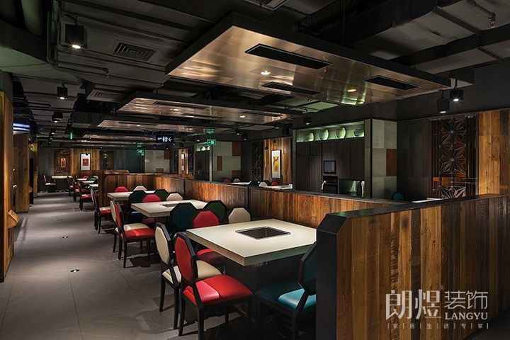 火鍋餐廳裝修設計效果圖