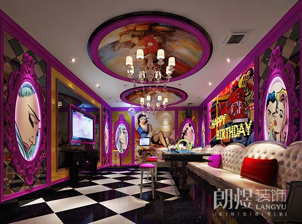 趣味卡通ktv包間設(shè)計(jì)效果圖