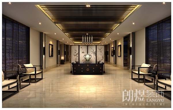 意境中式禪意茶樓裝修效果圖