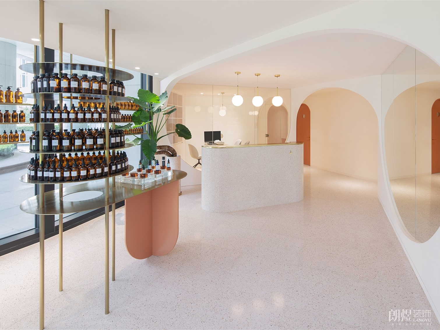 溫馨的美容店裝修效果圖