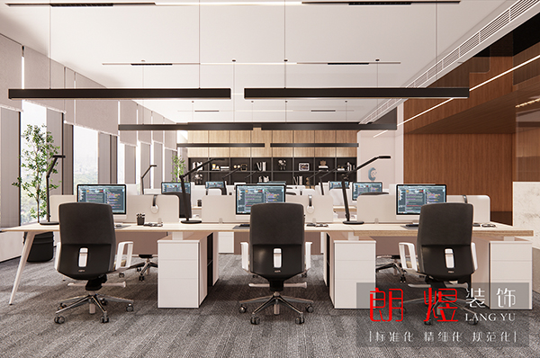 IT公司簡約辦公室裝修設計效果圖