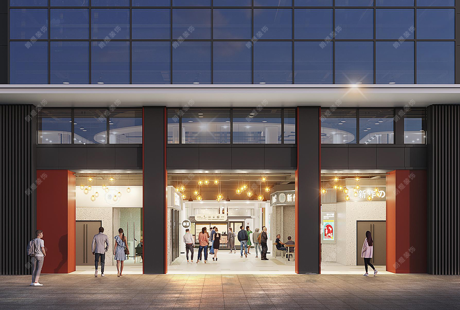 大型成都購物商場裝修效果圖 大型成都購物商場裝修效果圖