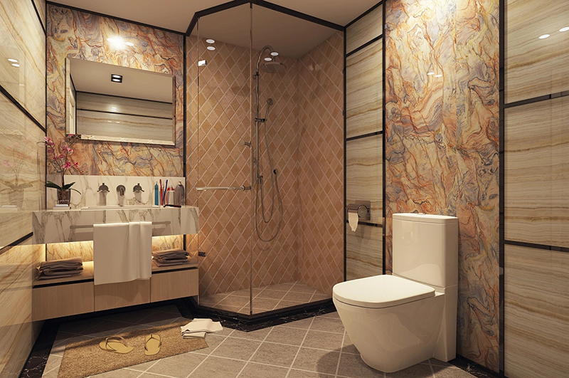 賓館衛生間裝修效果圖