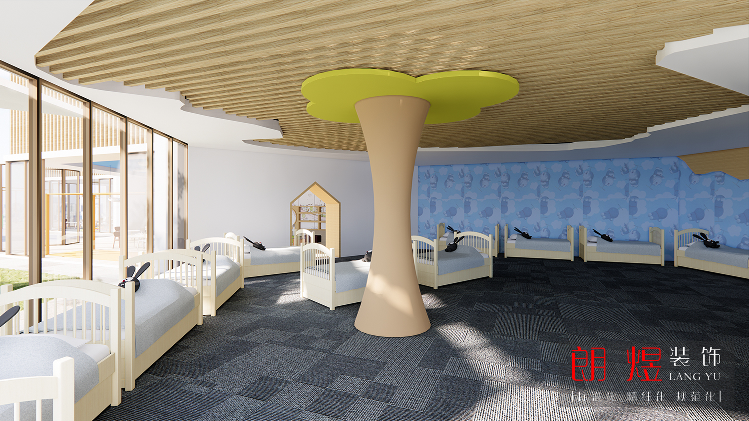 民辦私立幼兒園裝修效果圖