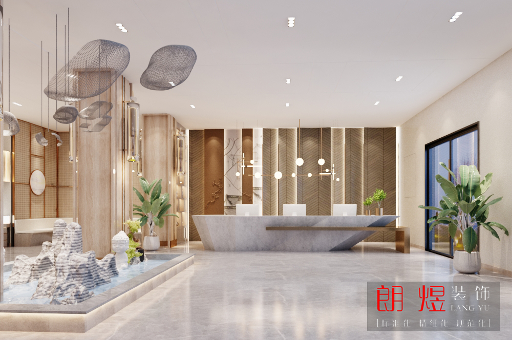 現(xiàn)代休閑養(yǎng)生會所裝修效果圖 