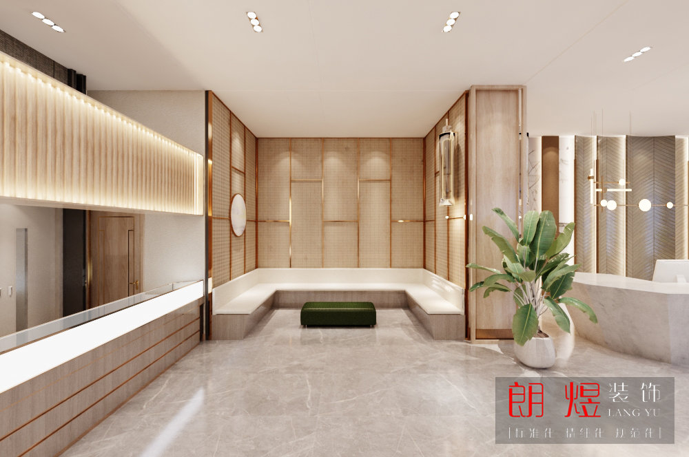 現(xiàn)代休閑養(yǎng)生會所裝修效果圖 