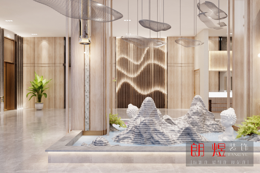 現(xiàn)代休閑養(yǎng)生會所裝修效果圖 