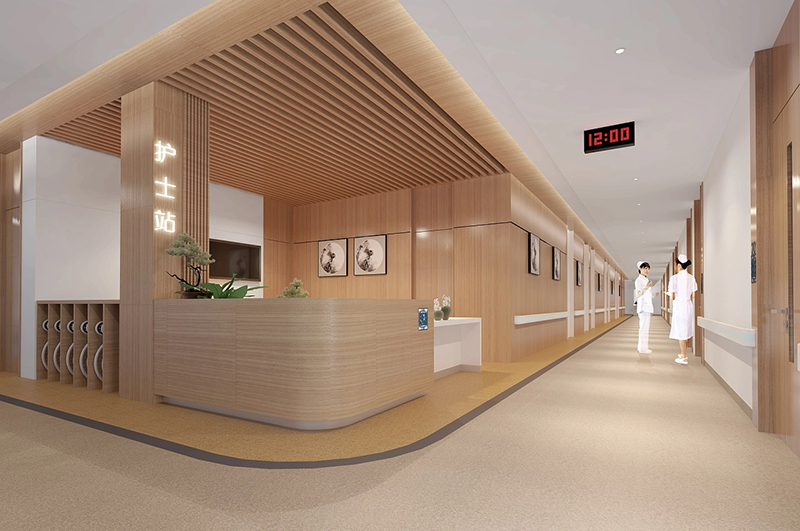 老年康療醫(yī)院裝修設(shè)計(jì)效果圖