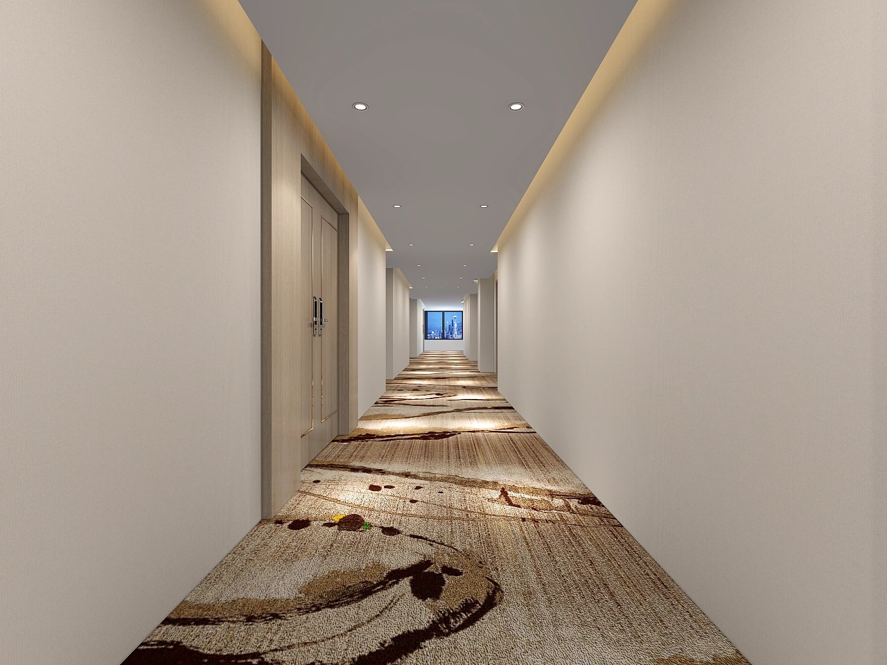 輕奢系現代賓館裝修效果圖