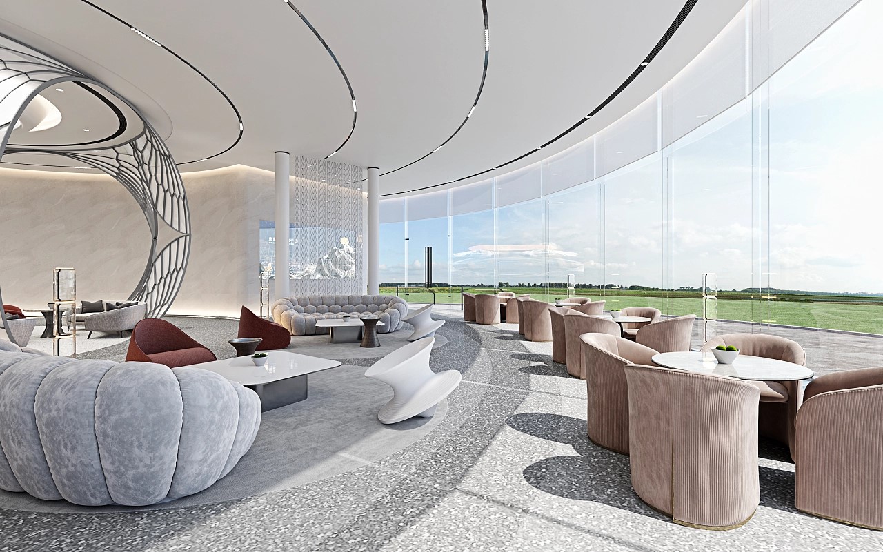 樓盤售樓部裝修設計效果圖