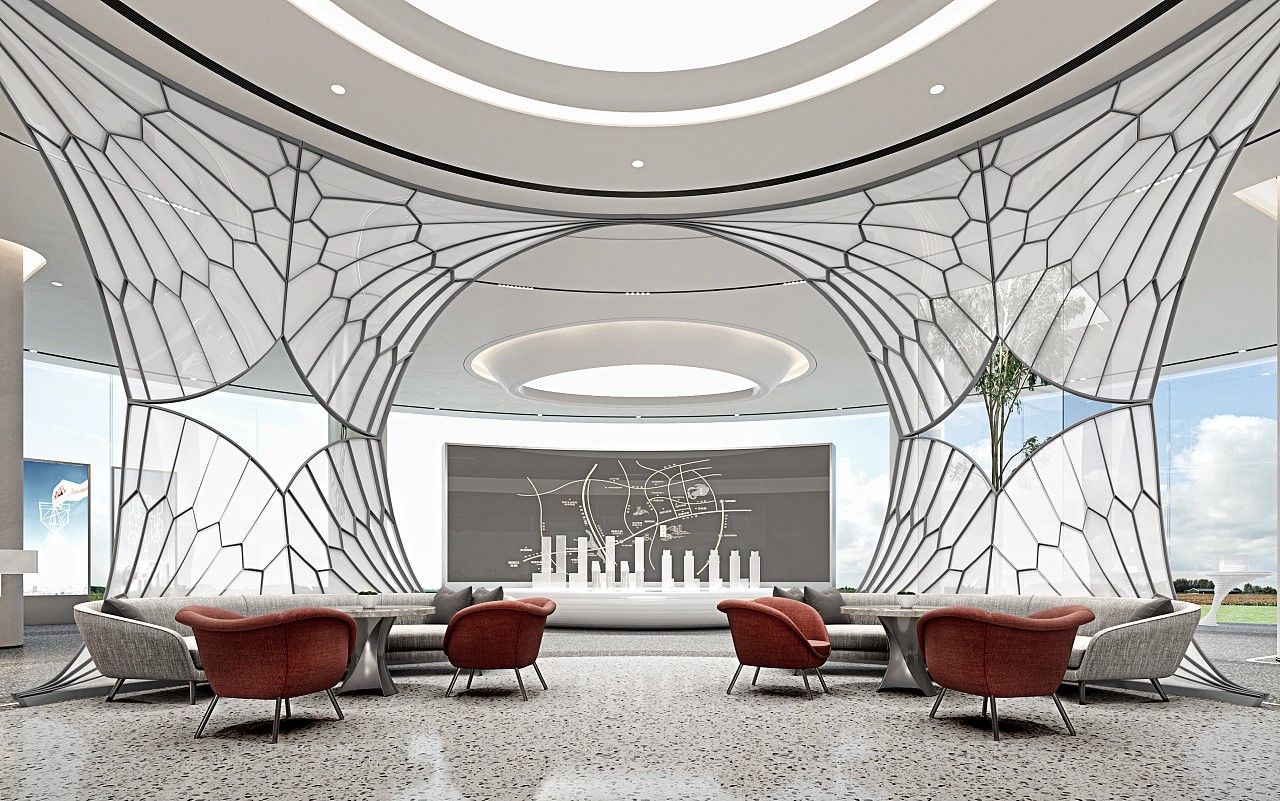 樓盤售樓部裝修設計效果圖