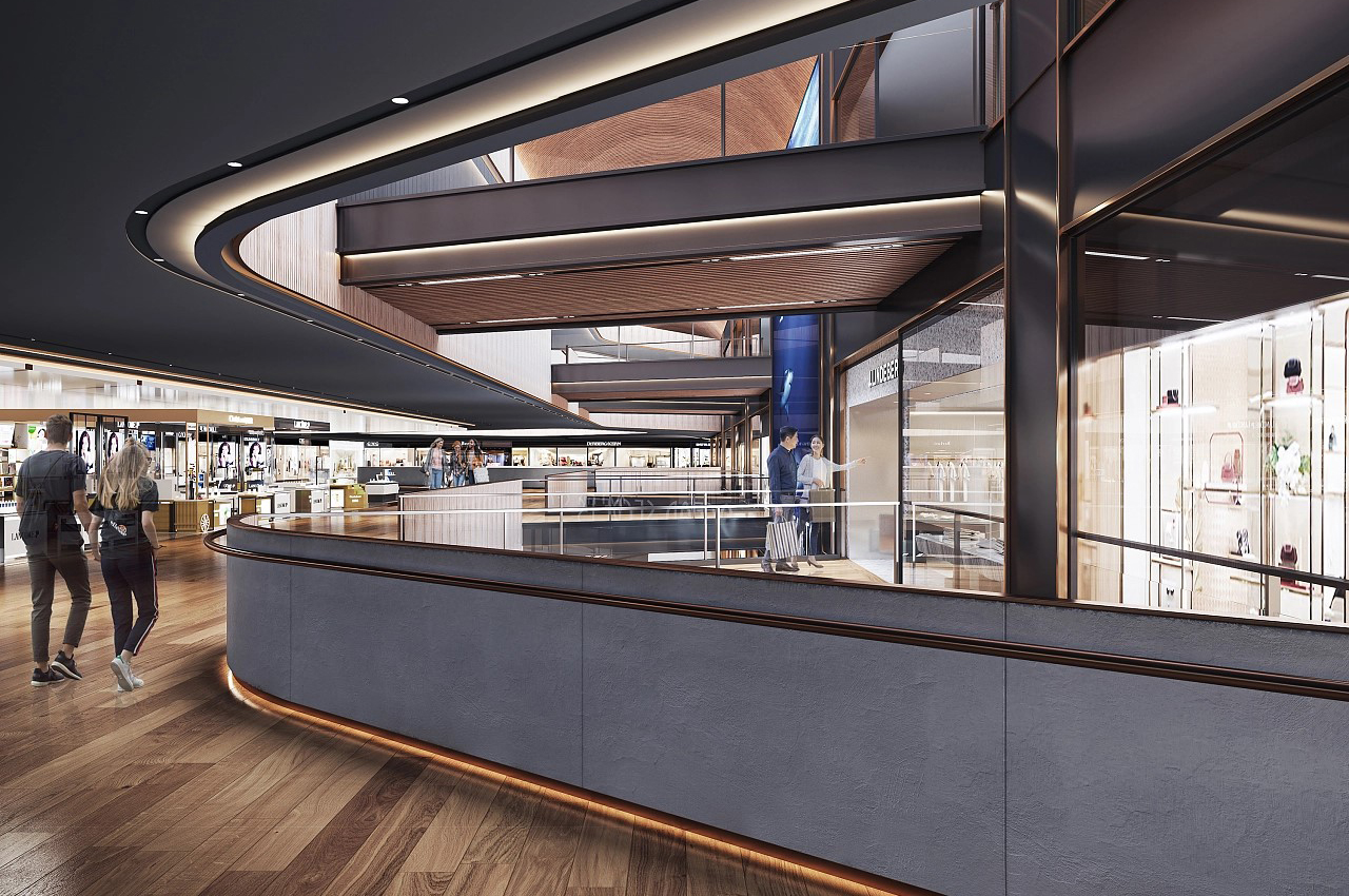 百貨商場室內裝修效果圖