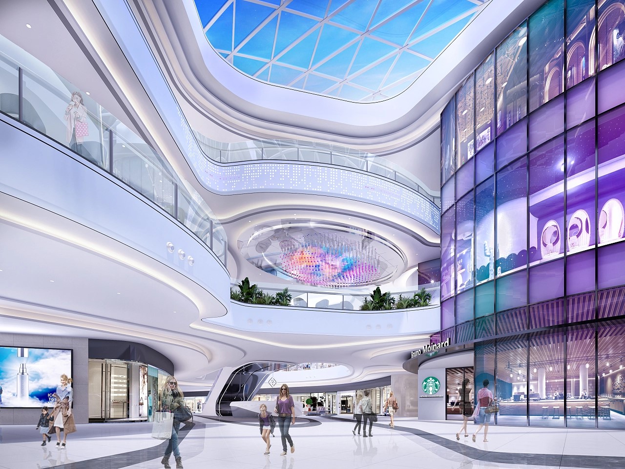 時尚潮流商場裝修效果圖