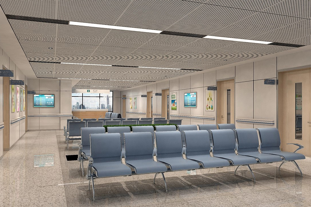 綜合醫院候診區裝修設計效果圖