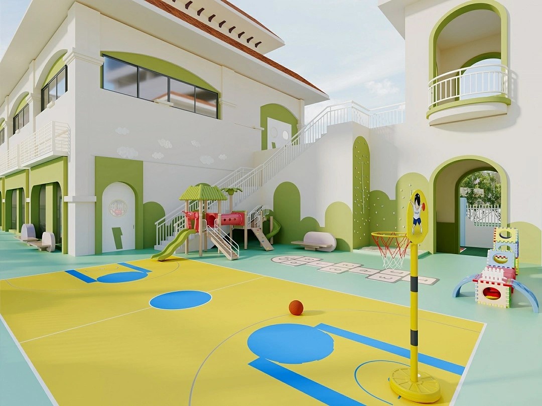 幼兒園室內外簡約裝修效果圖