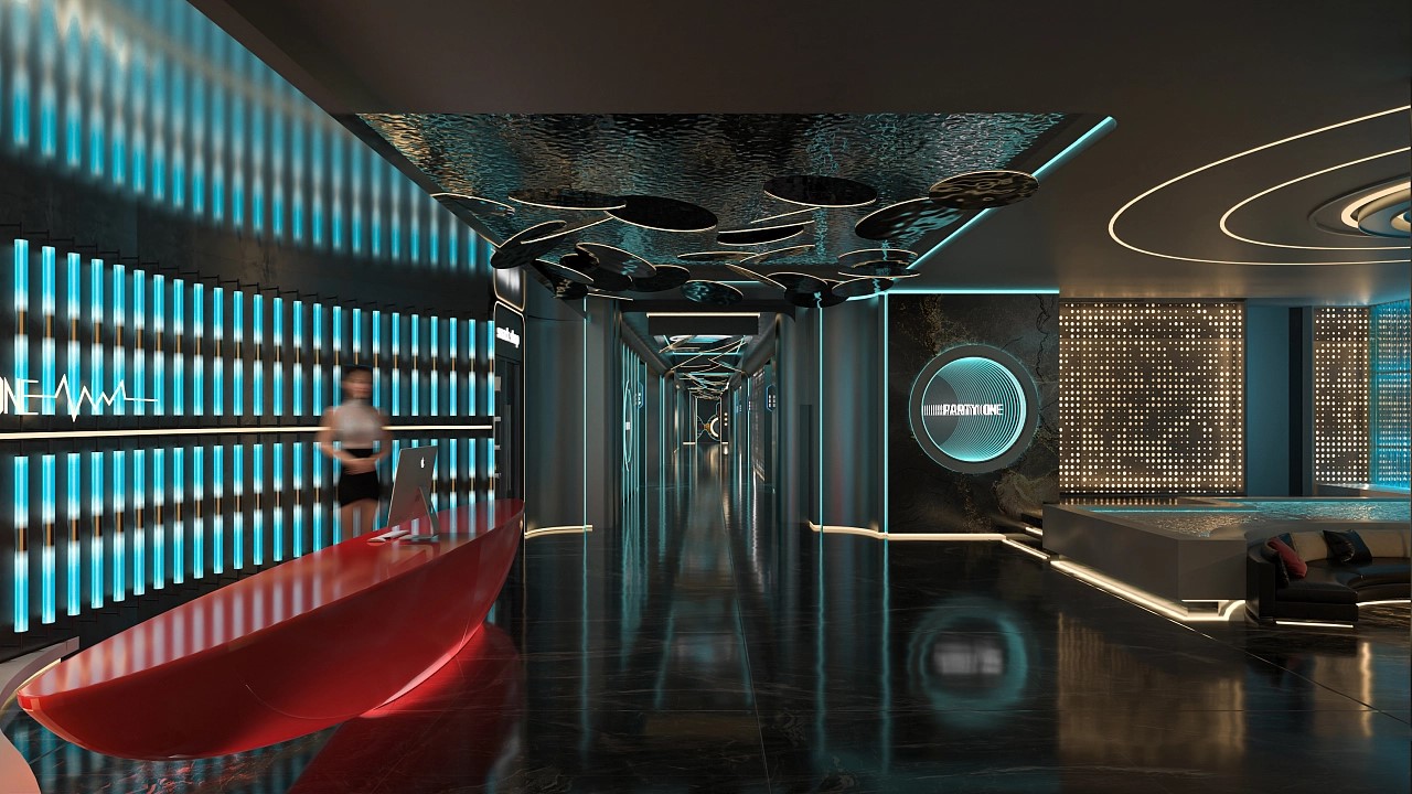 高檔奢華商務(wù)ktv裝修效果圖