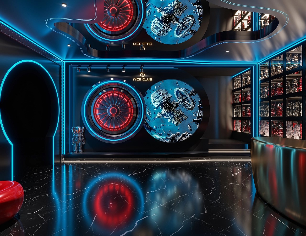 party派對風ktv裝修效果圖