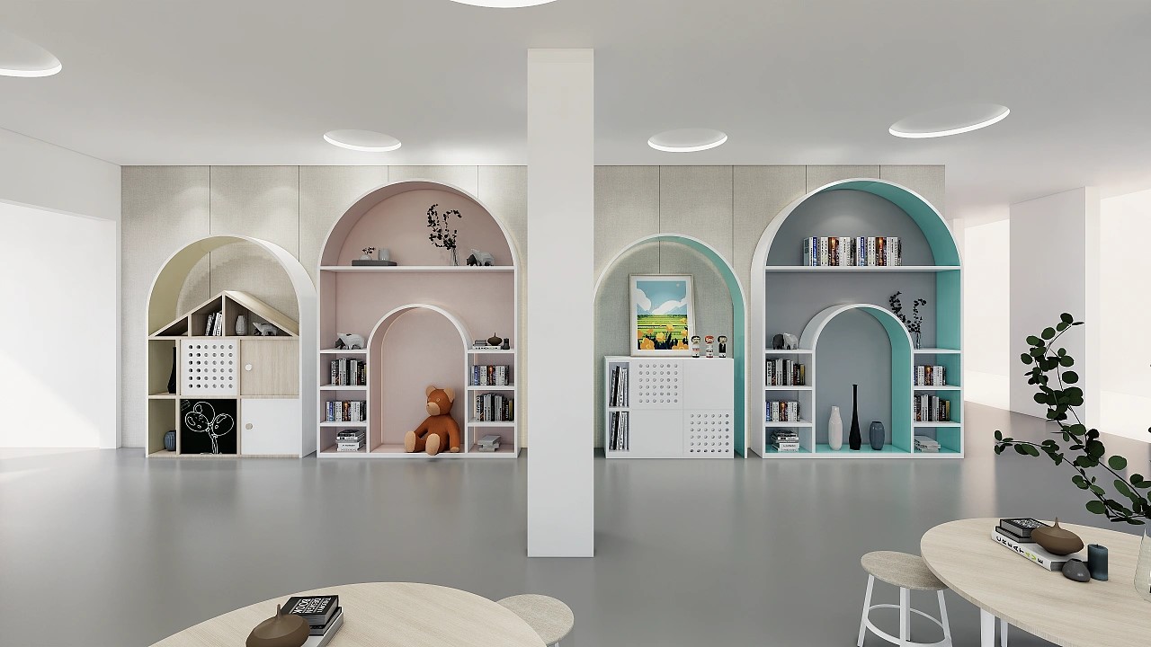 雙語幼兒園裝修效果圖