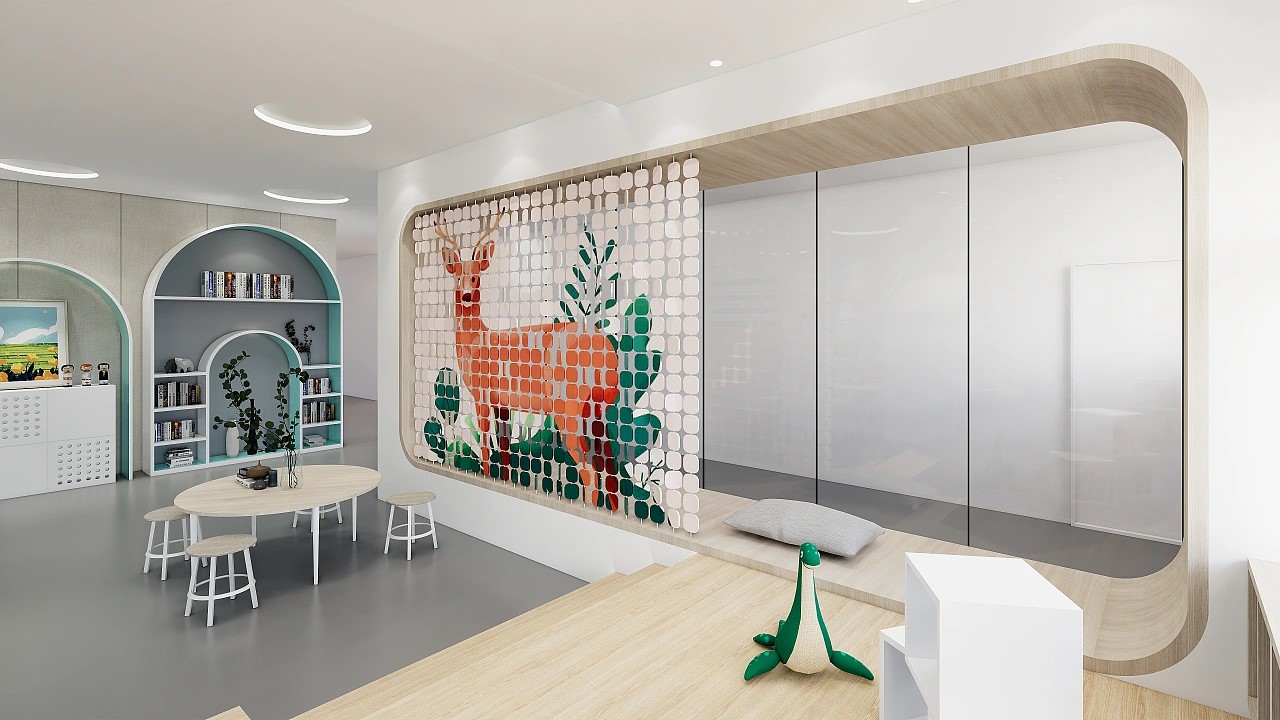 雙語幼兒園裝修效果圖