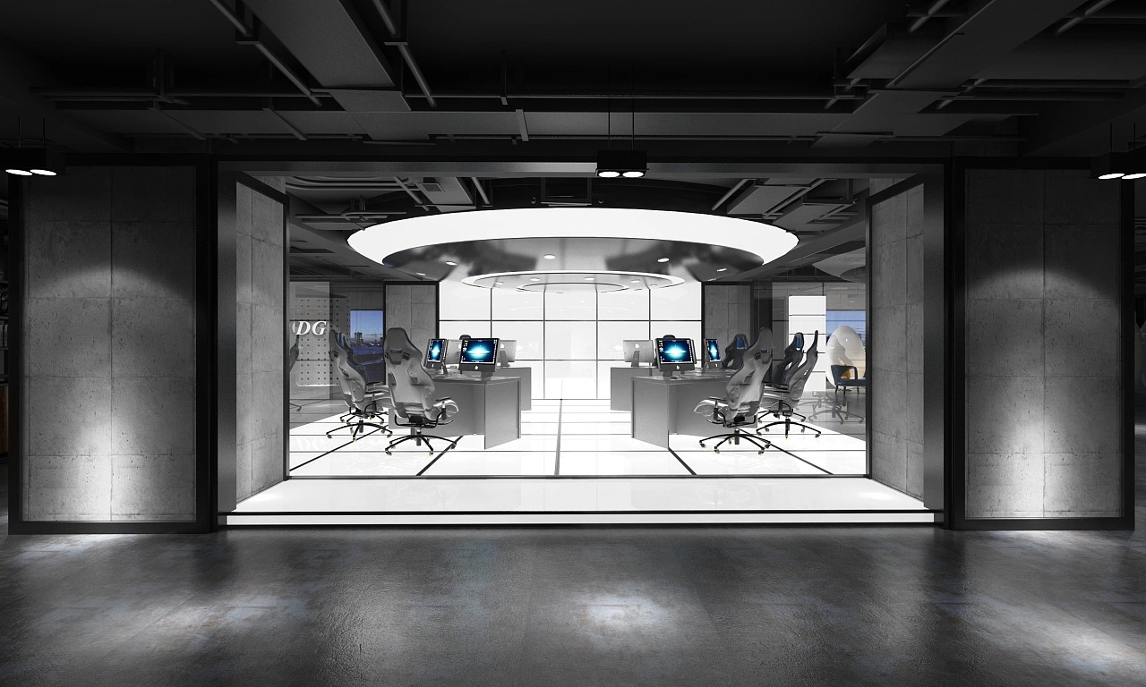 極簡(jiǎn)工業(yè)風(fēng)網(wǎng)吧裝修效果圖 極簡(jiǎn)工業(yè)風(fēng)網(wǎng)吧裝修效果圖