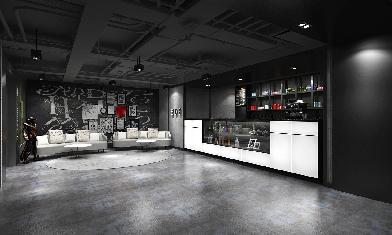 極簡(jiǎn)工業(yè)風(fēng)網(wǎng)吧裝修效果圖 極簡(jiǎn)工業(yè)風(fēng)網(wǎng)吧裝修效果圖