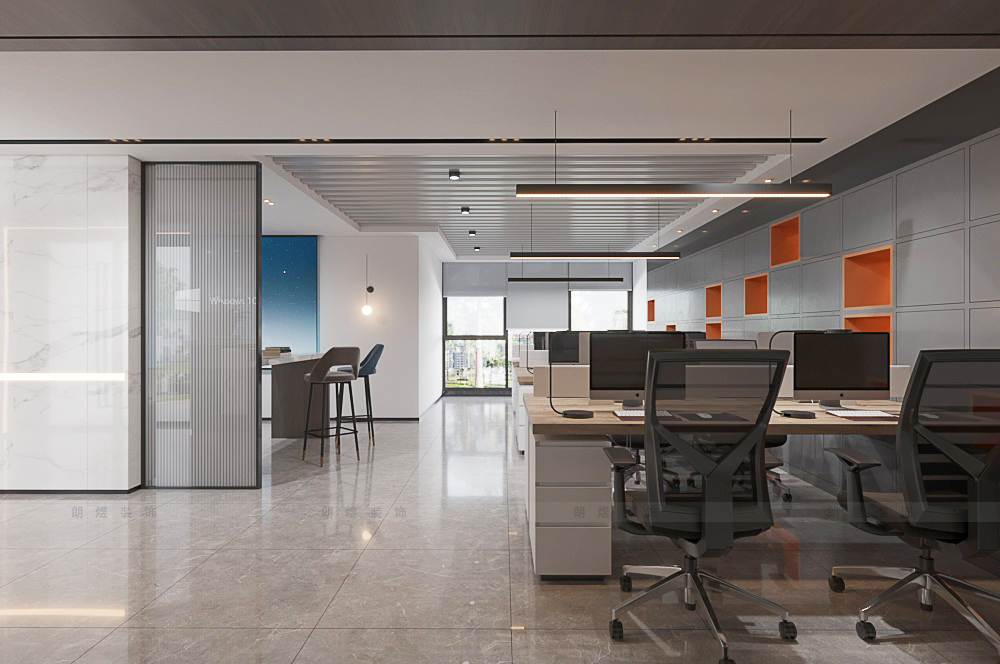 300平辦公空間裝修效果圖