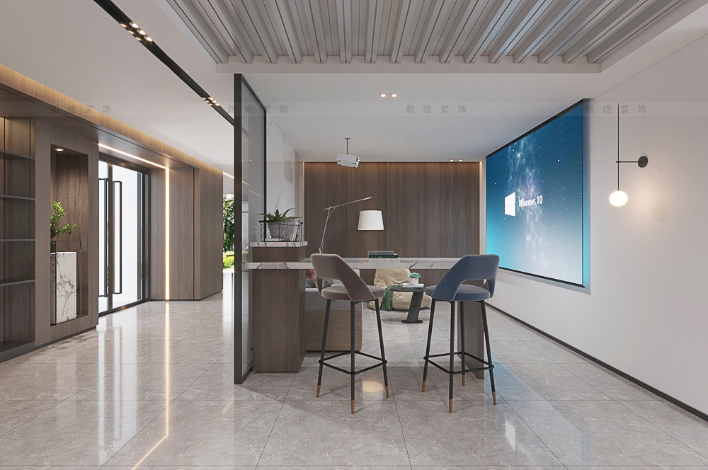 辦公室公區(qū)走廊裝修效果圖