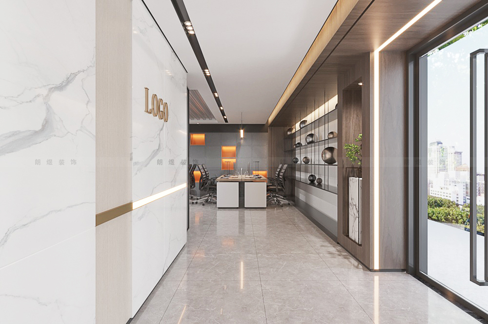 300平辦公室裝修設(shè)計效果圖