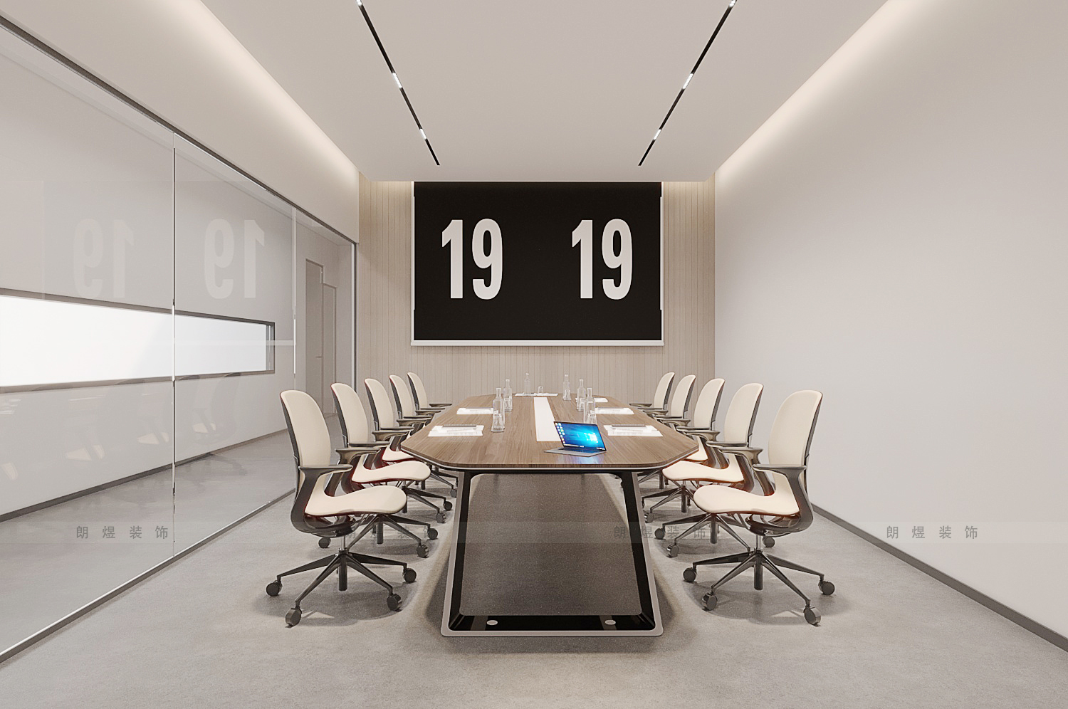 辦公室會議室裝修效果圖