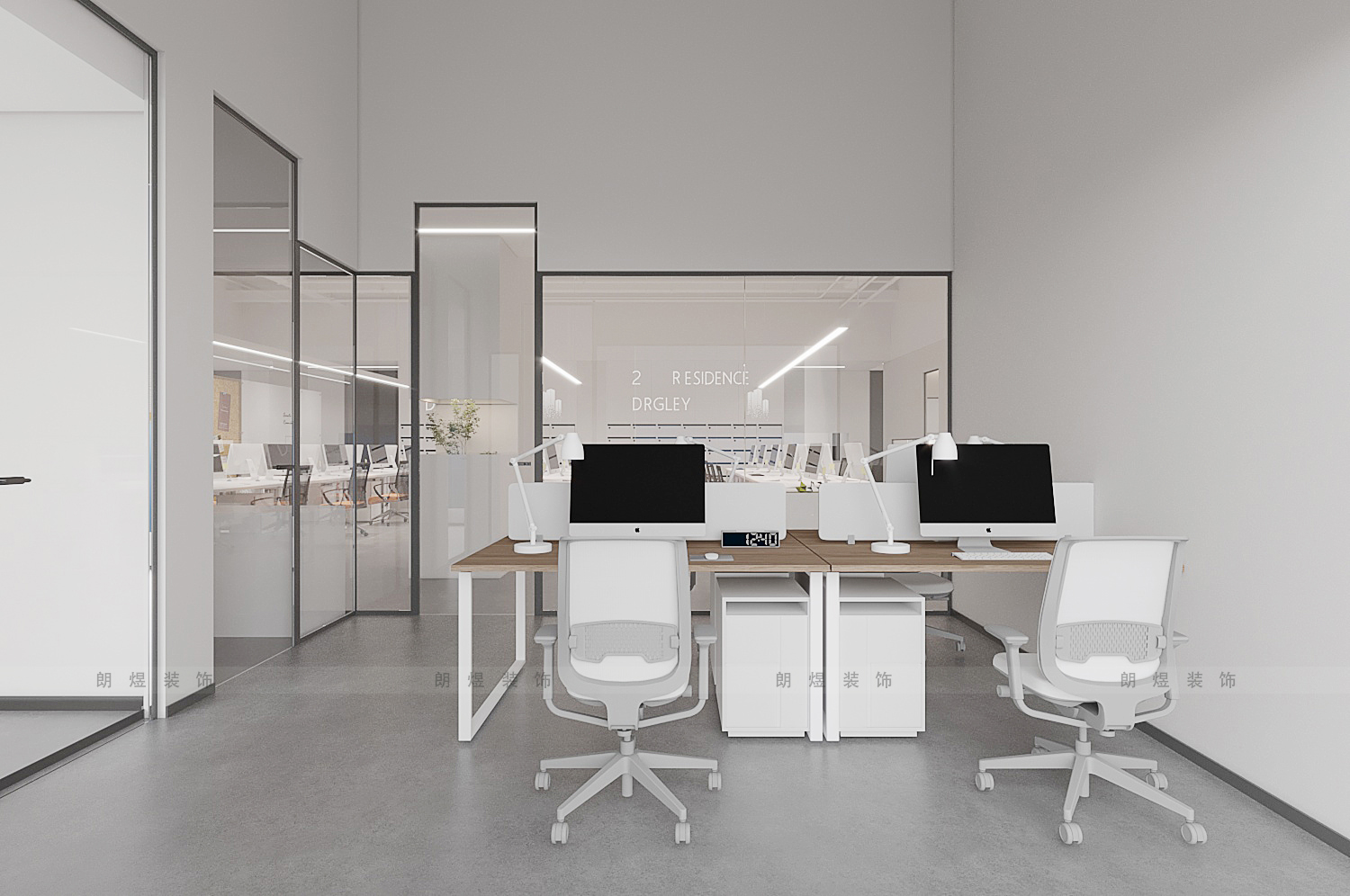 電子科技公司領導辦公室