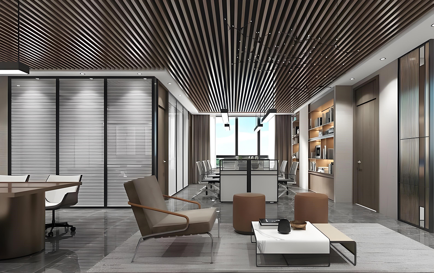 美觀大方的辦公室裝修設計