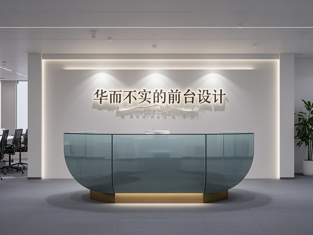 辦公室華而不實的前臺設(shè)計